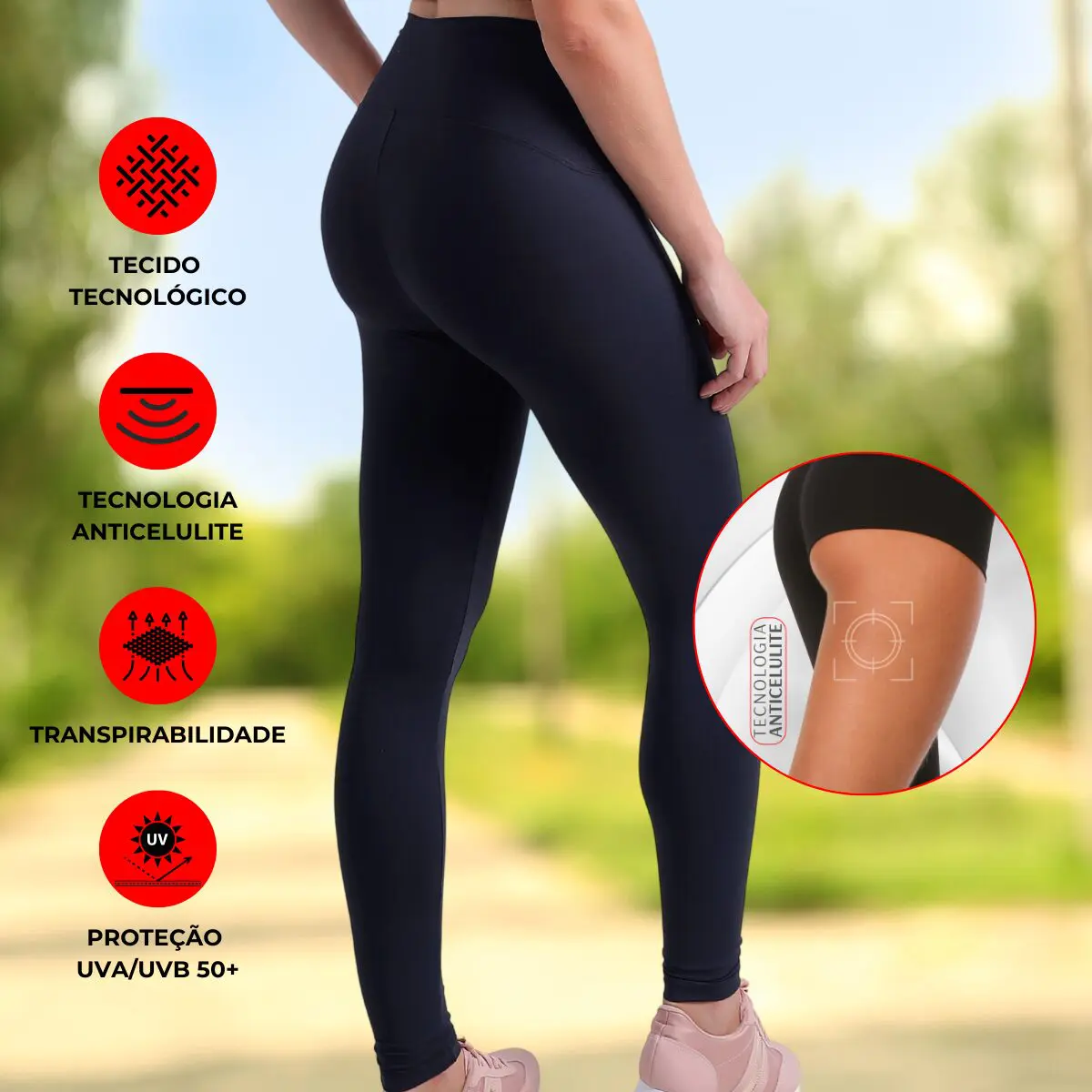 Legging Fusô Anticelulite Modeladora - Imagem 4