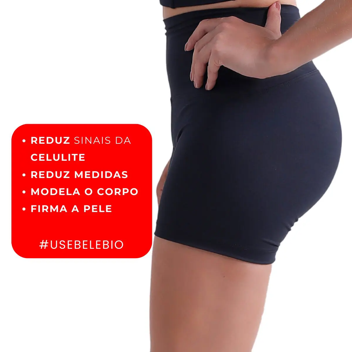 Bermuda Curta Anticelulite Modeladora - Imagem 4